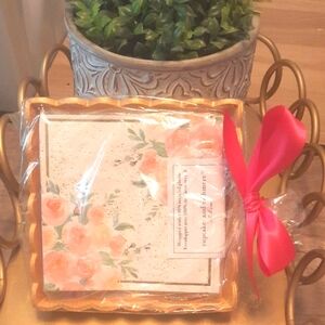 Cocktail napkin & tray set, paper napkin holder, cocktail napkin box